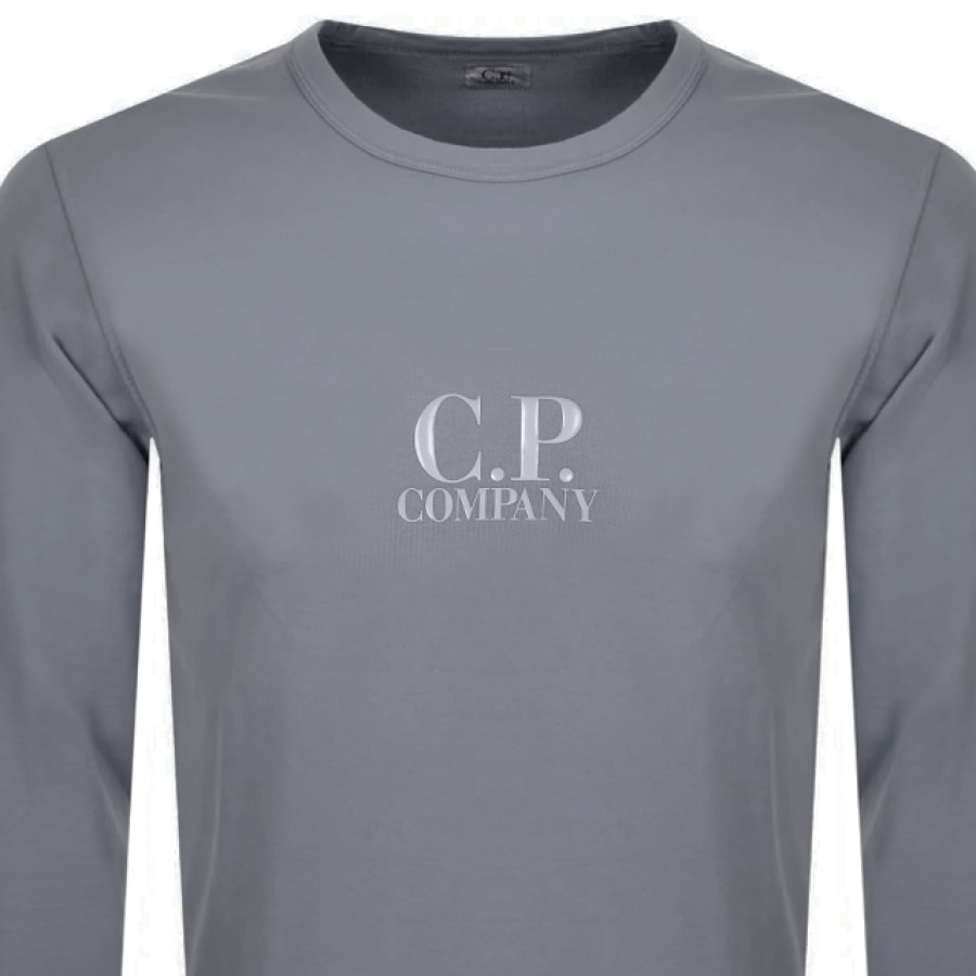 Alternative Image for ProductCP Company Crew Neck Sweatshirt Blue2